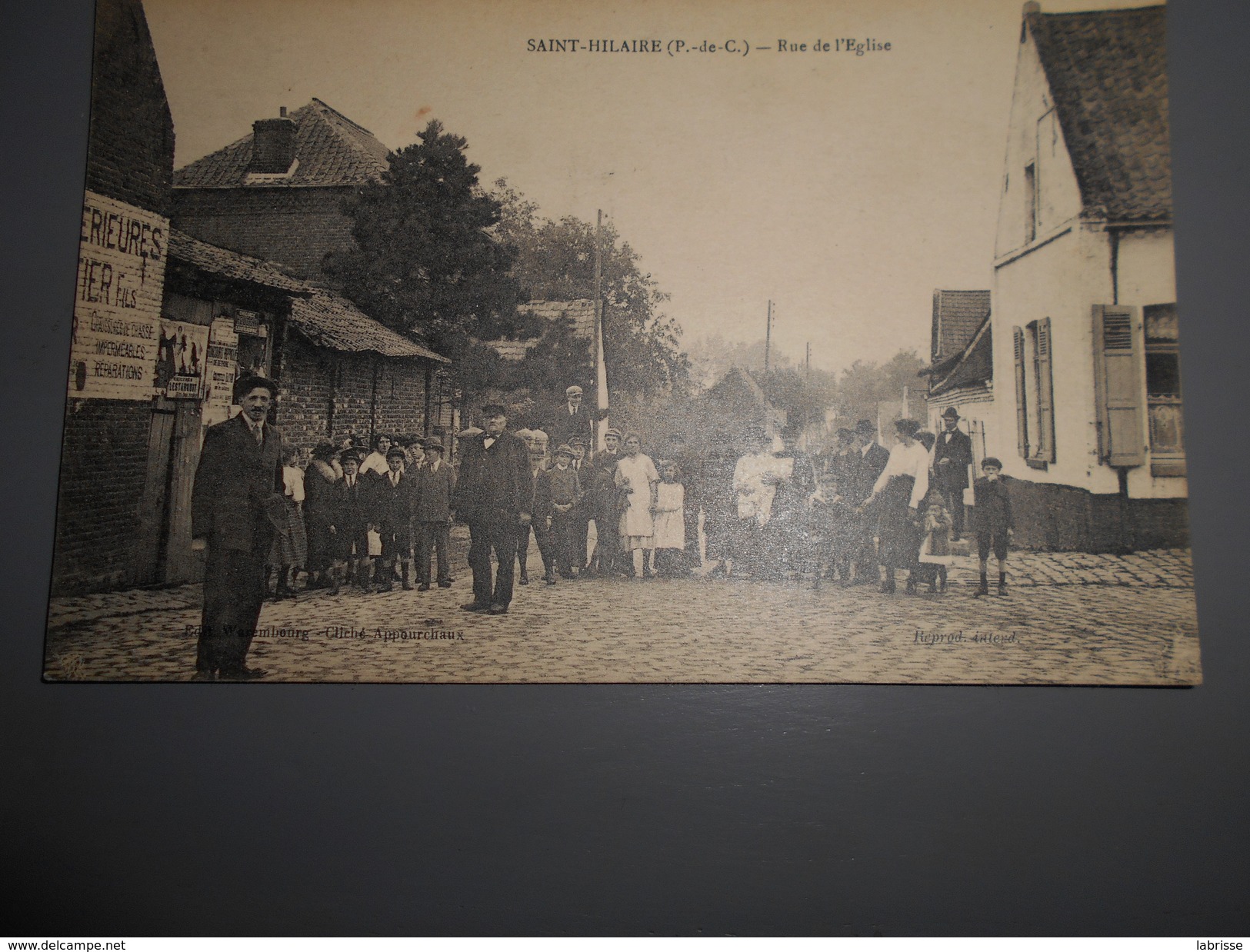 D . 62 - Saint Hilaire Cottes (pas-de-calais) Rue De L'église - Autres & Non Classés