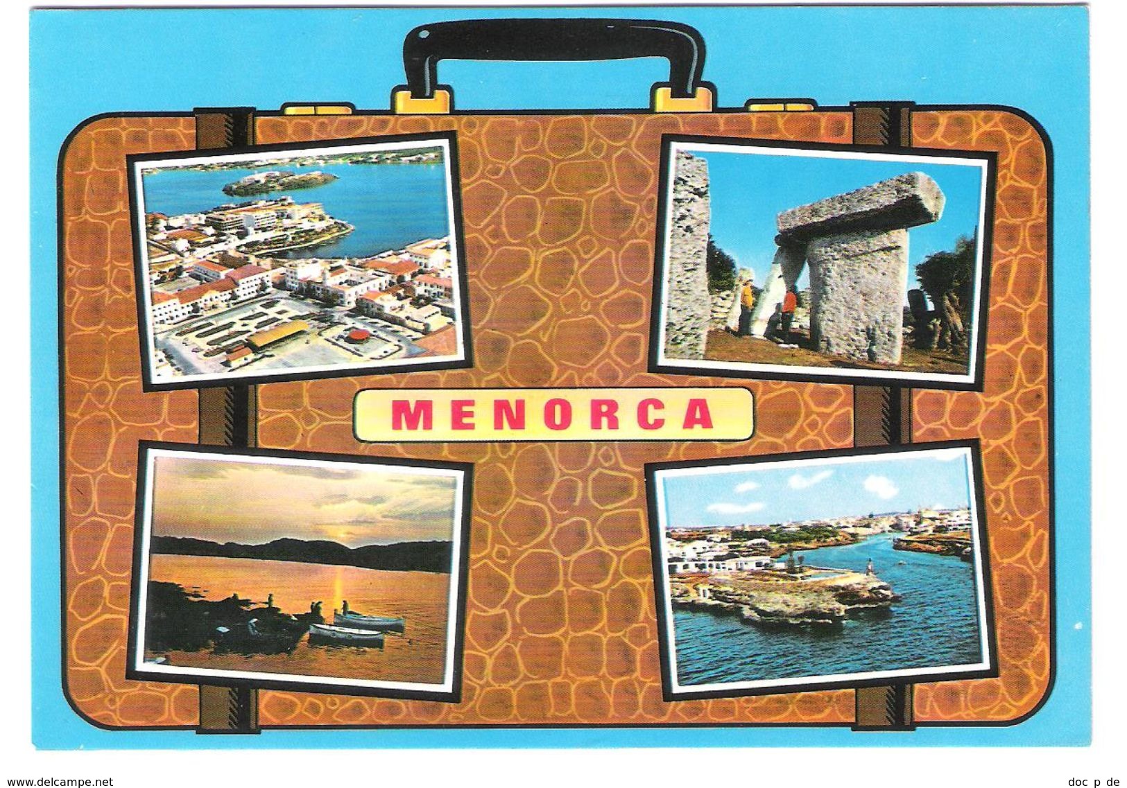 Spain - Menorca - Old Views - Dolmen - Menorca