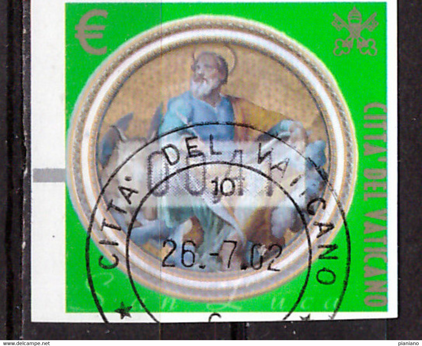 PIA  -  VATICANO  -  2002  : Francobolli  Automatici  - I Quattro  Evangelisti   (SAS  11-14 ) - Usados