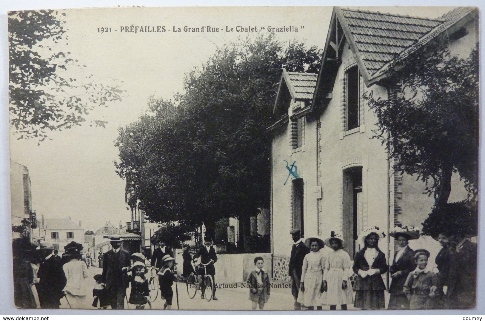 LA GRAND'RUE - LE CHALET " GRAZIELLA " - PRÉFAILLES - Préfailles