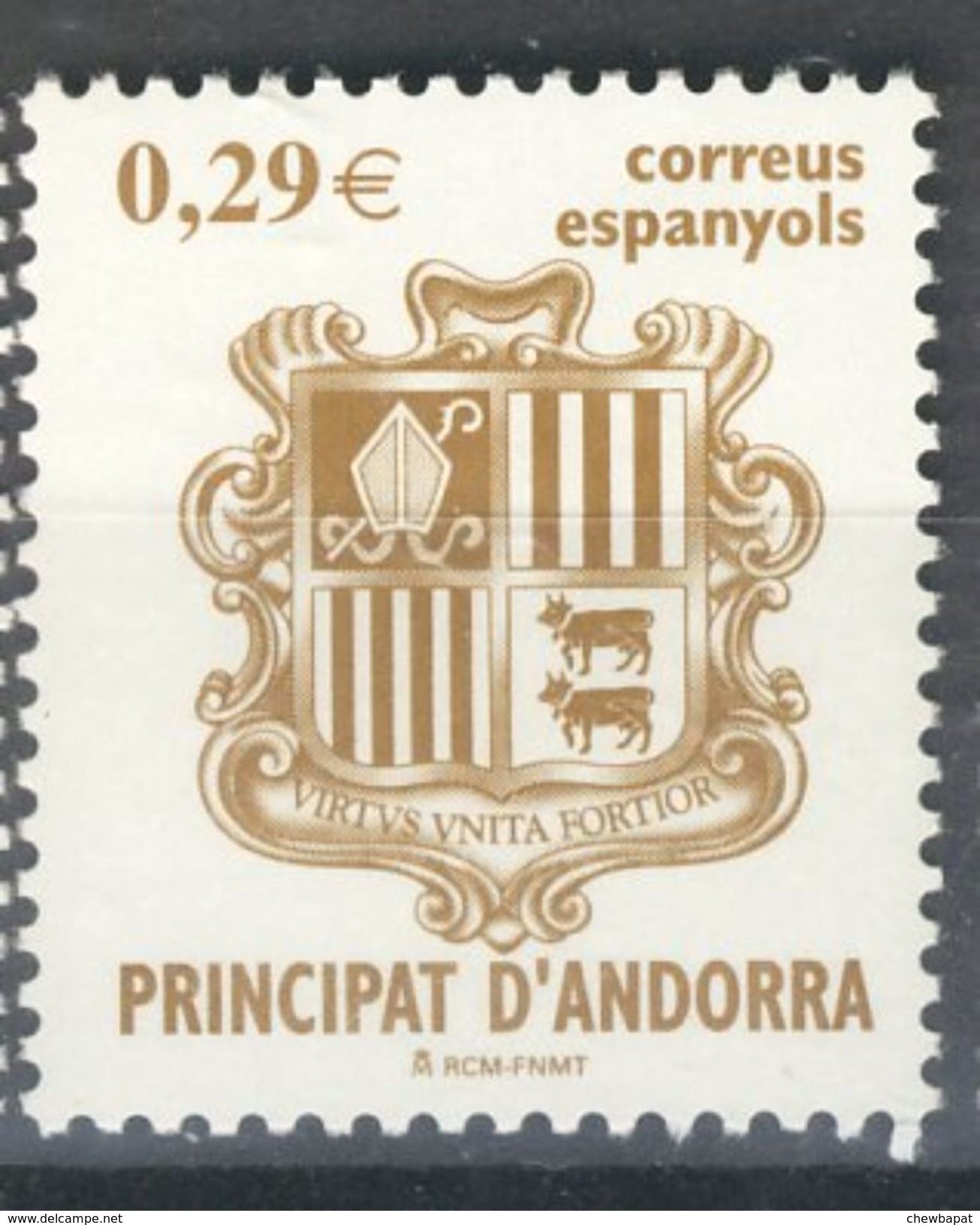 Principat D'Andorra - Andorre - 2006 Neuf - Edifil 335 - Escudos - Armoiries - Neufs