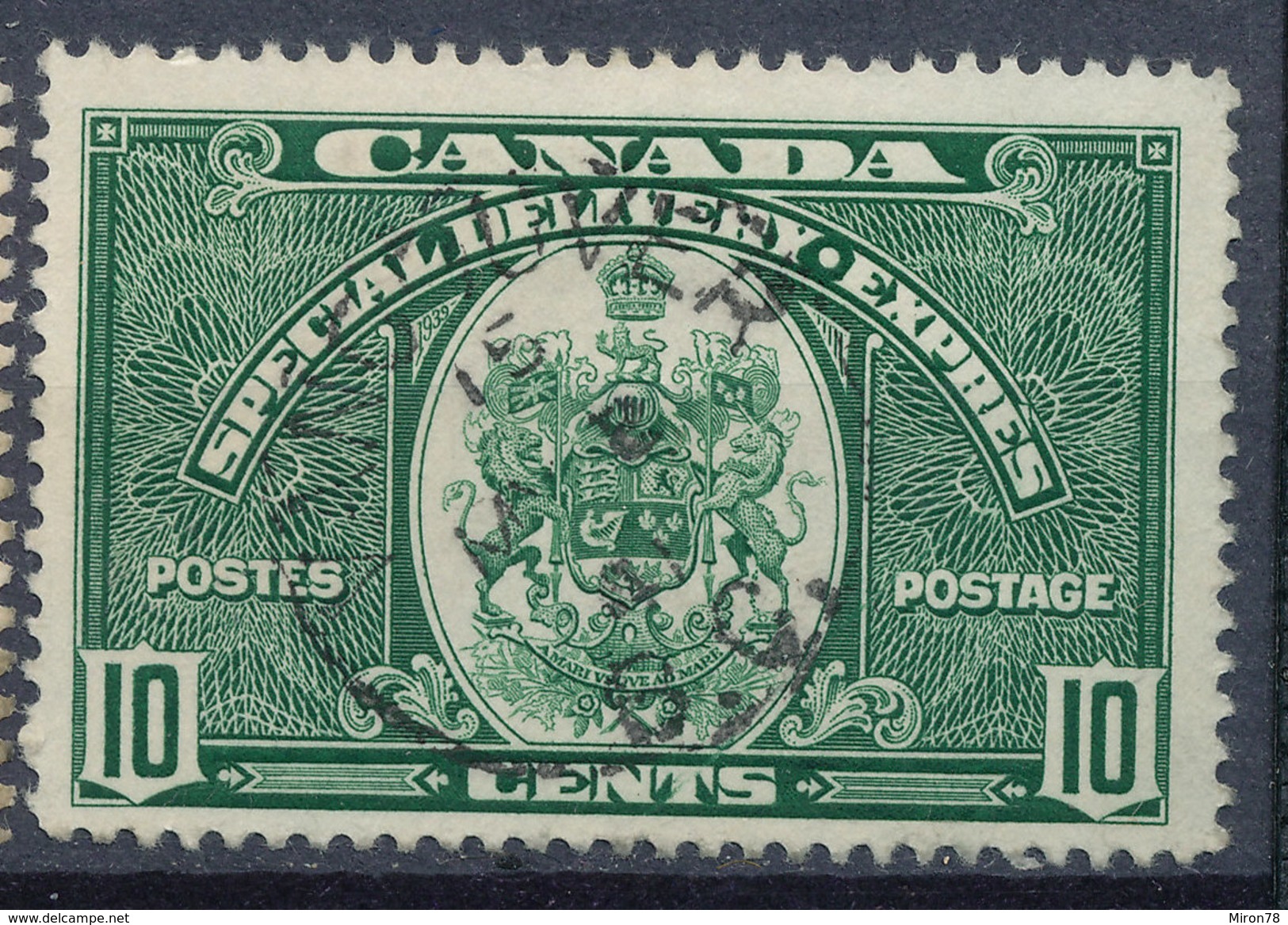 Stamp Canada  1938  Used - Special Delivery