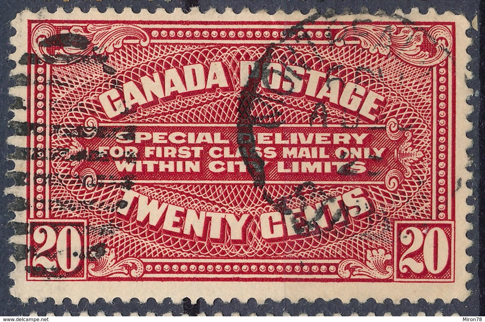 Stamp Canada  1922 20c Used - Exprès