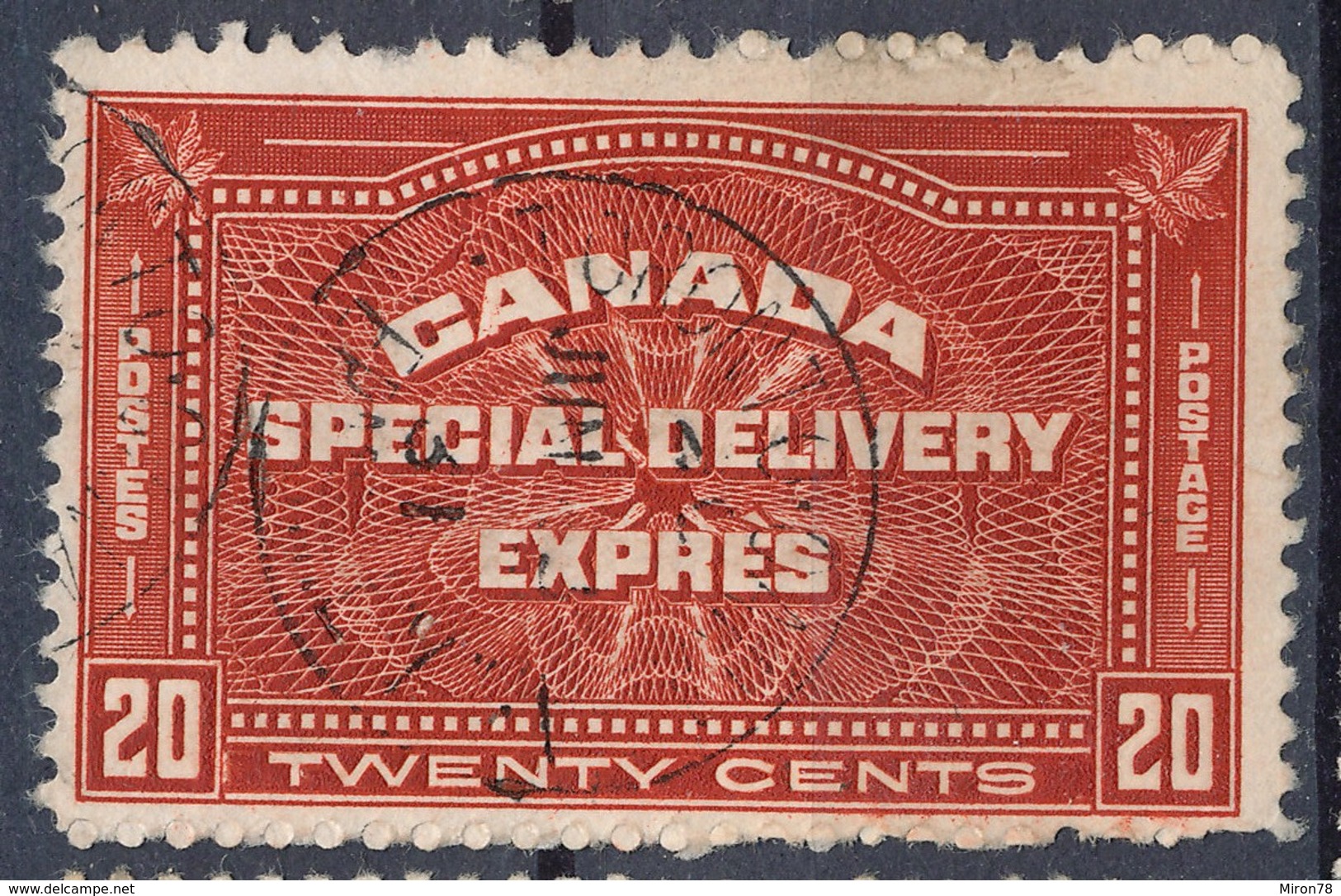 Stamp Canada  1930 20c Used - Exprès