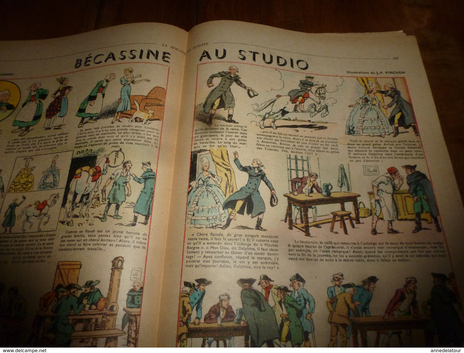 1950 La Semaine De Suzette --->Bécassine Au Studio; Le PLACARD Du DIABLE; Etc - La Semaine De Suzette