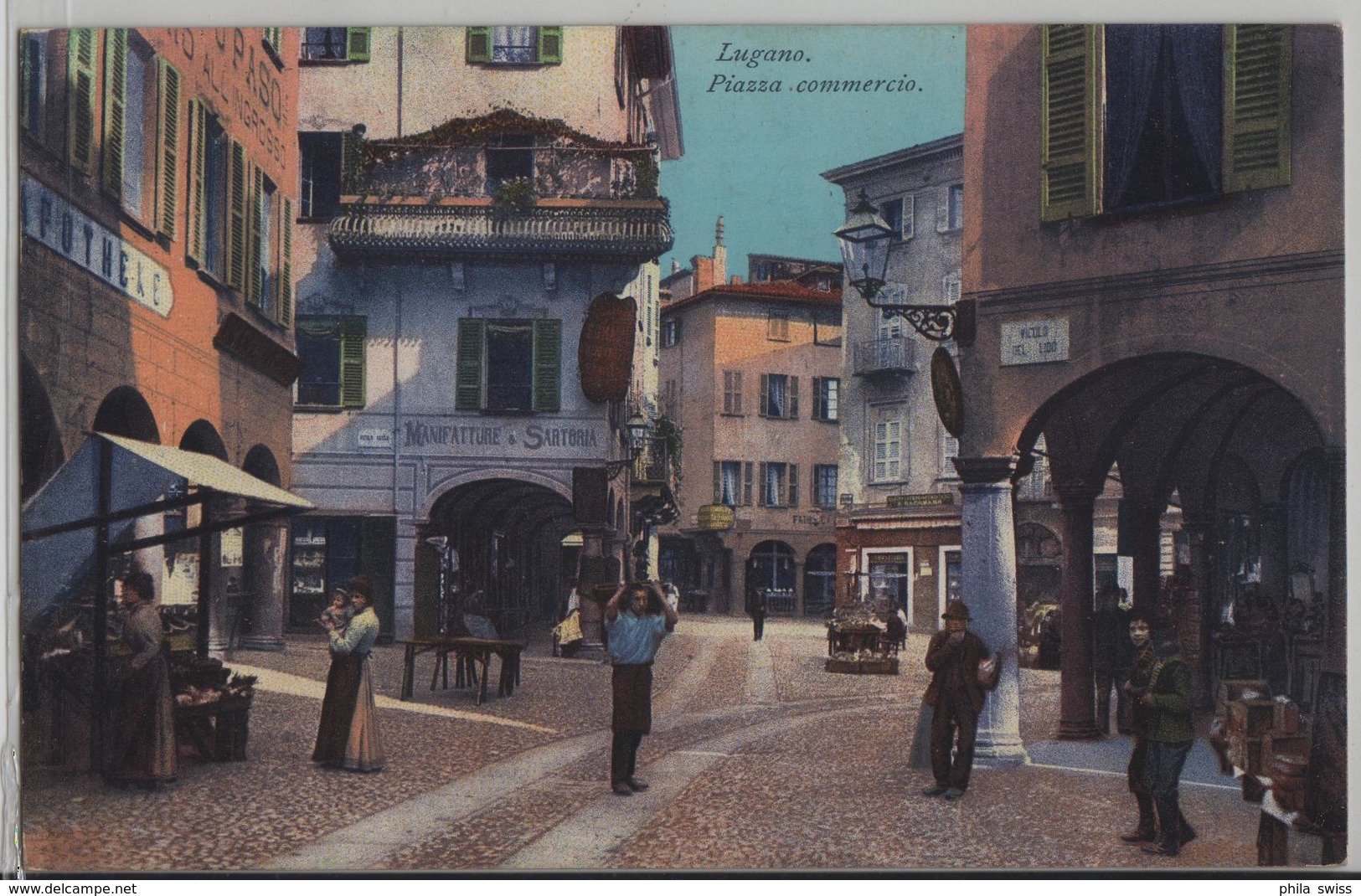 Lugano - Piazza Commercio, Manifatture Sartoria, Animee - Photo: E. Goetz - Lugano