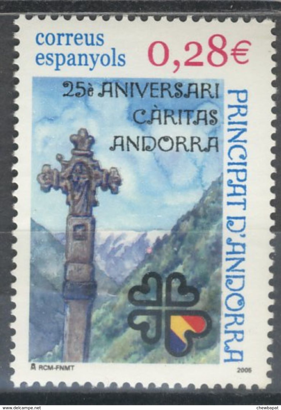 Principat D'Andorra - Andorre - 2005 Neuf - Y&T N° 316 - 25e Aniversari Caritas Andorra - Neufs