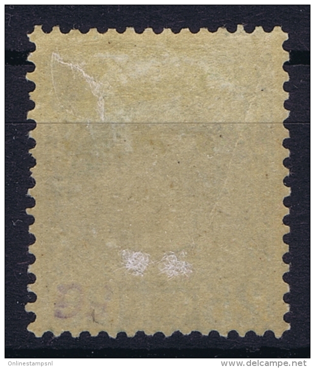 Monaco:  Mi 6  MH/* Flz/ Charniere  1885 Small Piece Of Paper On Back - Neufs