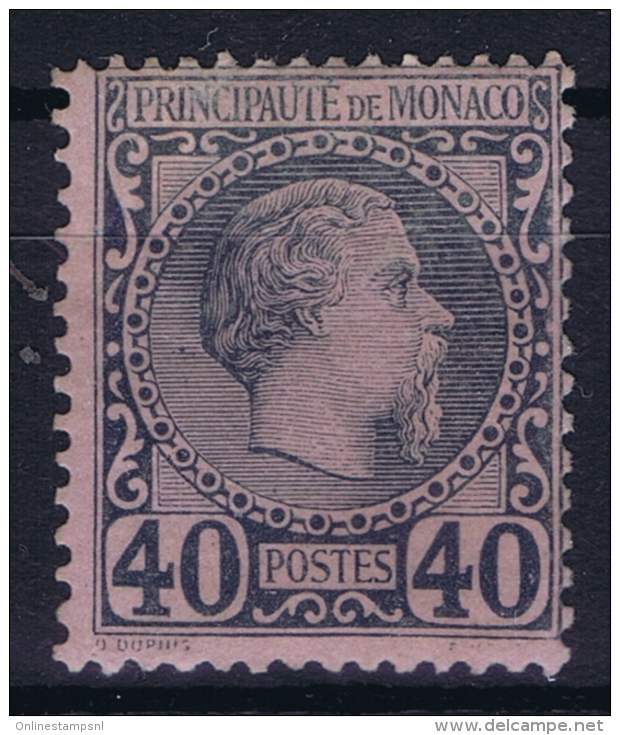 Monaco:  Mi 7  MH/* Flz/ Charniere  1885 - Neufs