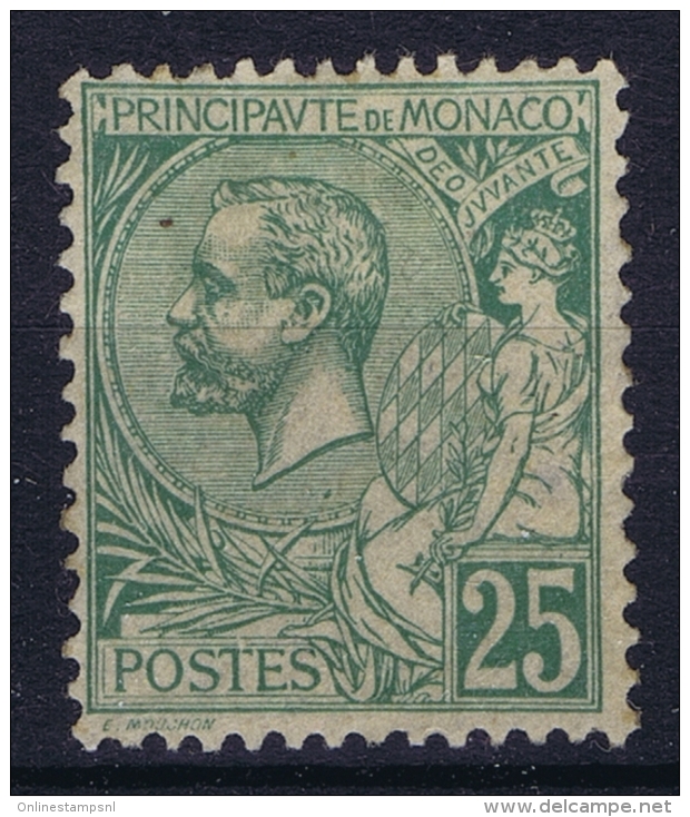 Monaco:  Mi 16  MH/* Flz/ Charniere  1891 - Neufs