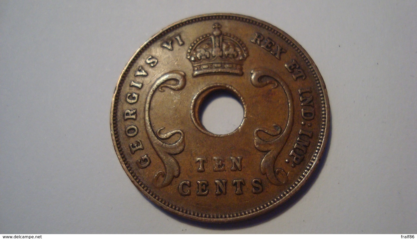 MONNAIE EAST AFRICA 10 CENTS 1945 - British Colony