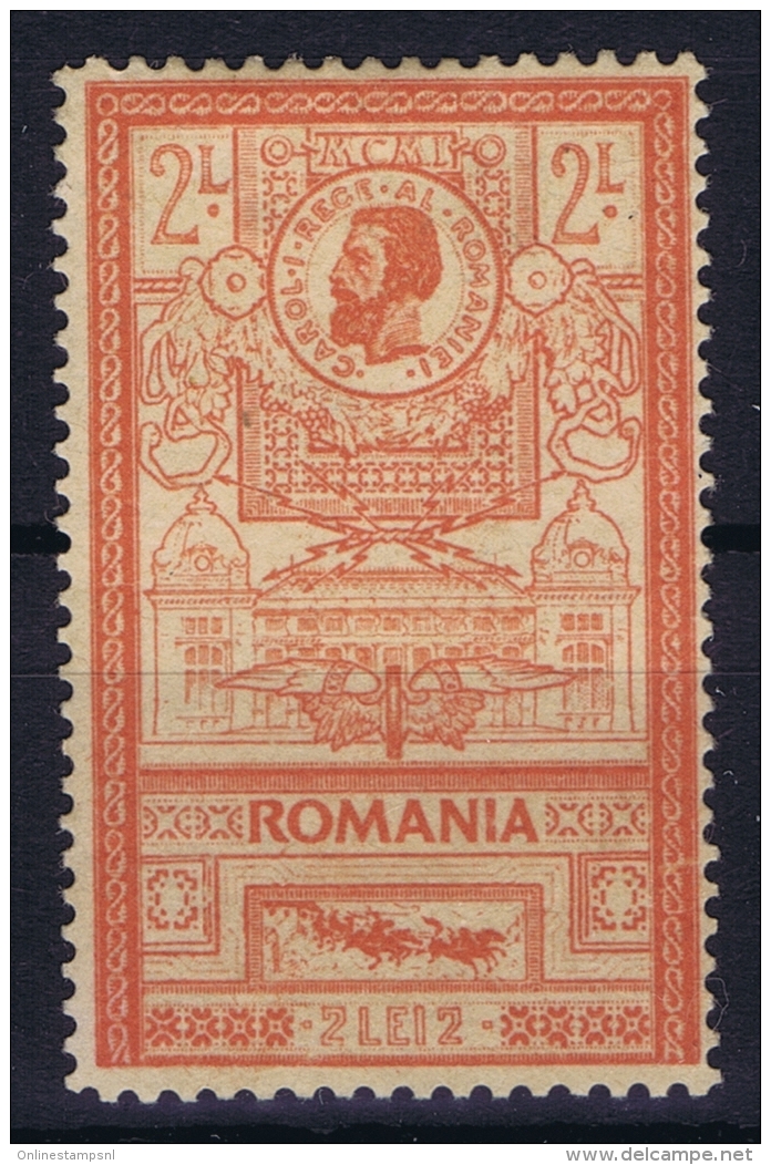 Romania:  Mi 159 MH/* Flz/ Charniere  1903 - Nuovi