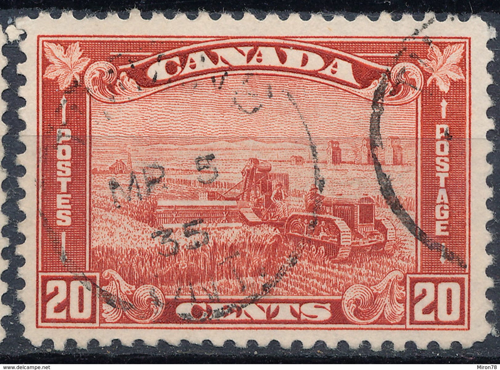 Stamp Canada  1930 20c Used - Oblitérés