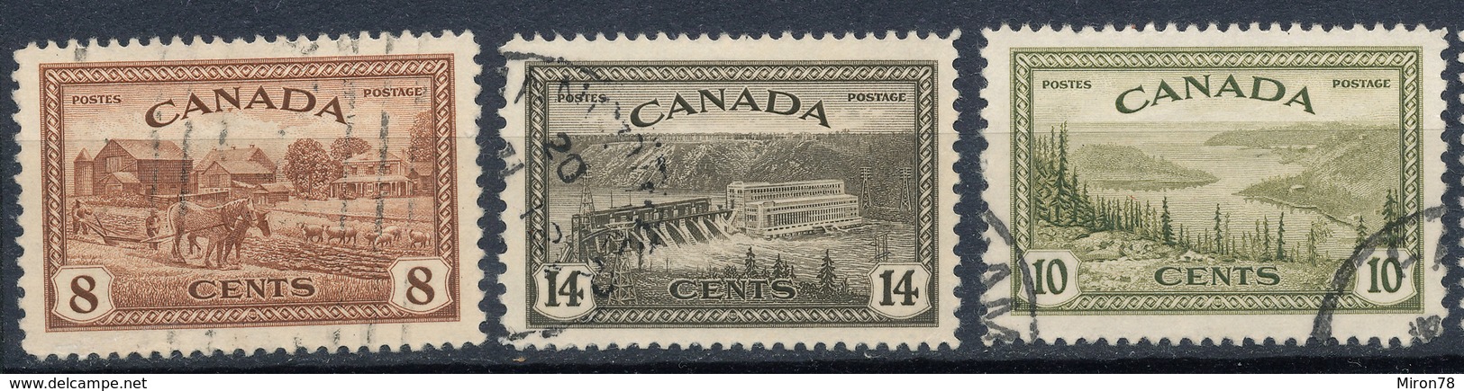 Stamp Canada  1946  Used - Used Stamps