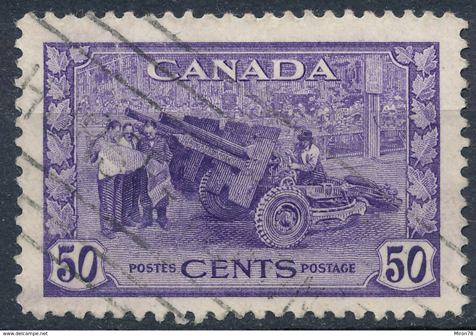 Stamp Canada  1942 50c Used - Used Stamps