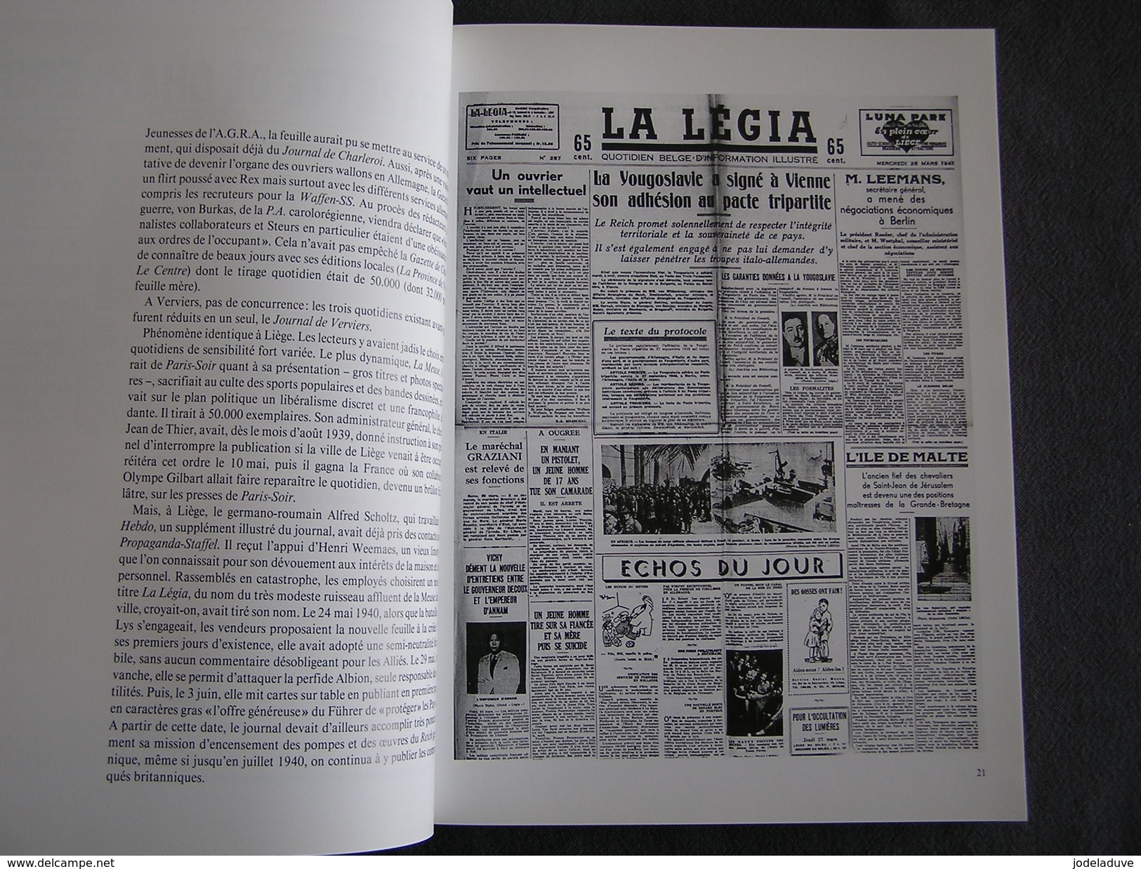 JOURS DE GUERRE Jours Noirs Tome 8 Régionalisme 1940 1945 Belgique Collaboration Rex Degrelle Légion Wallonne Waffen SS