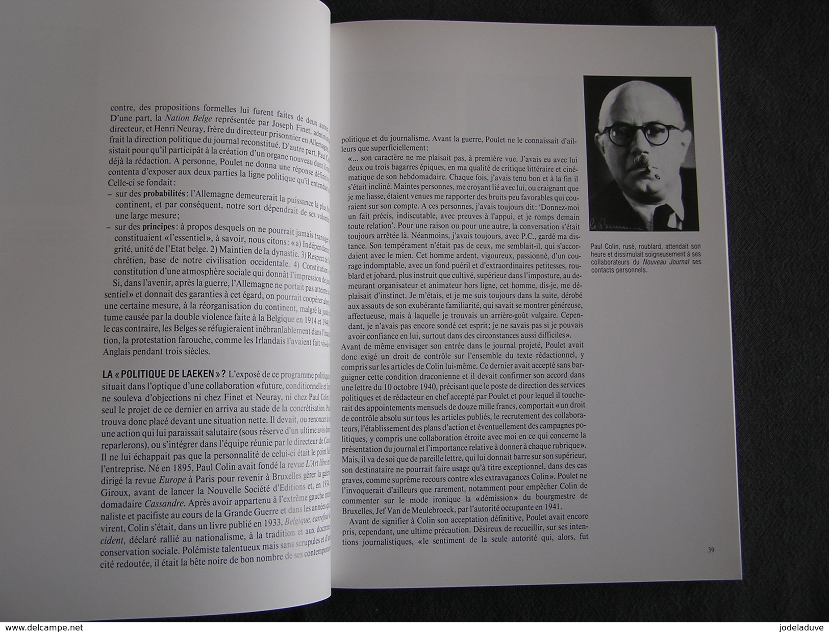 JOURS DE GUERRE Jours Noirs Tome 8 Régionalisme 1940 1945 Belgique Collaboration Rex Degrelle Légion Wallonne Waffen SS