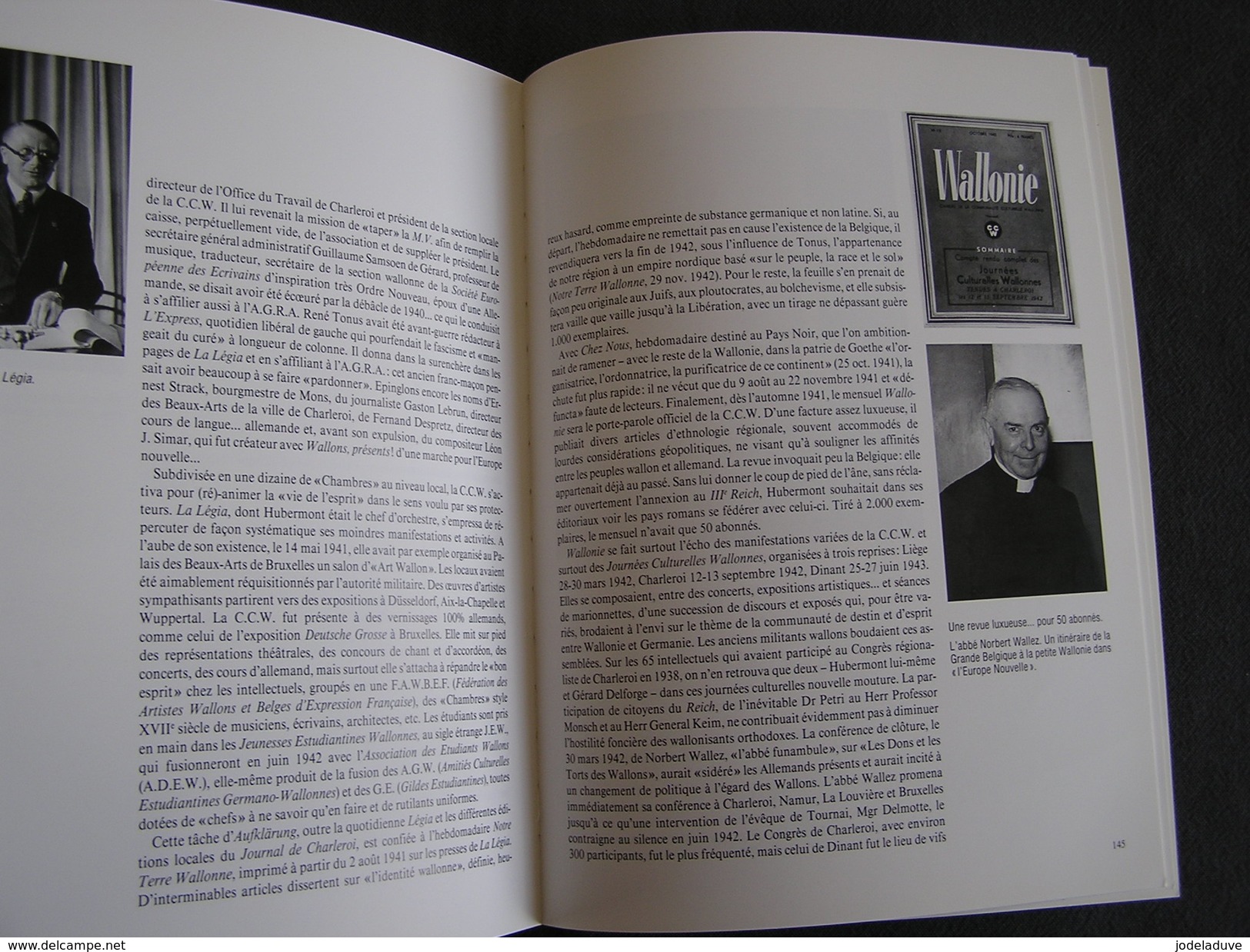 JOURS DE GUERRE Jours Noirs Tome 8 Régionalisme 1940 1945 Belgique Collaboration Rex Degrelle Légion Wallonne Waffen SS