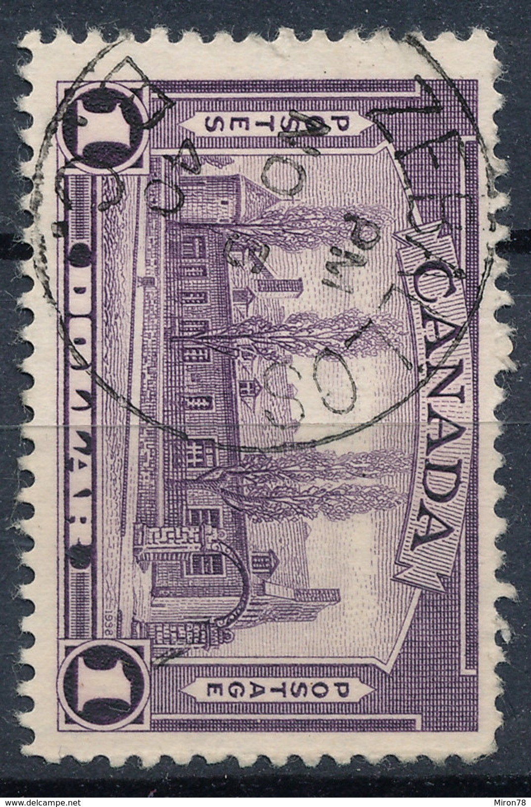 Stamp Canada  1938  $1 Used - Used Stamps