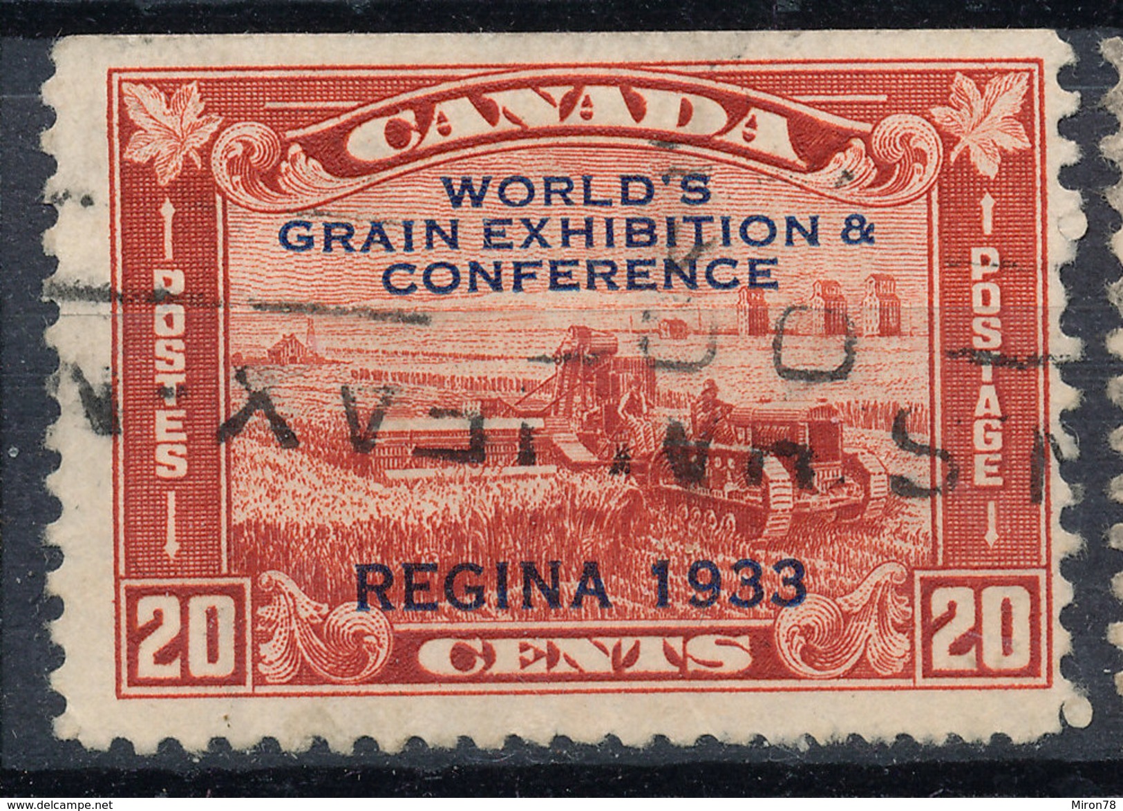 Stamp Canada  1933 20c Used - Used Stamps