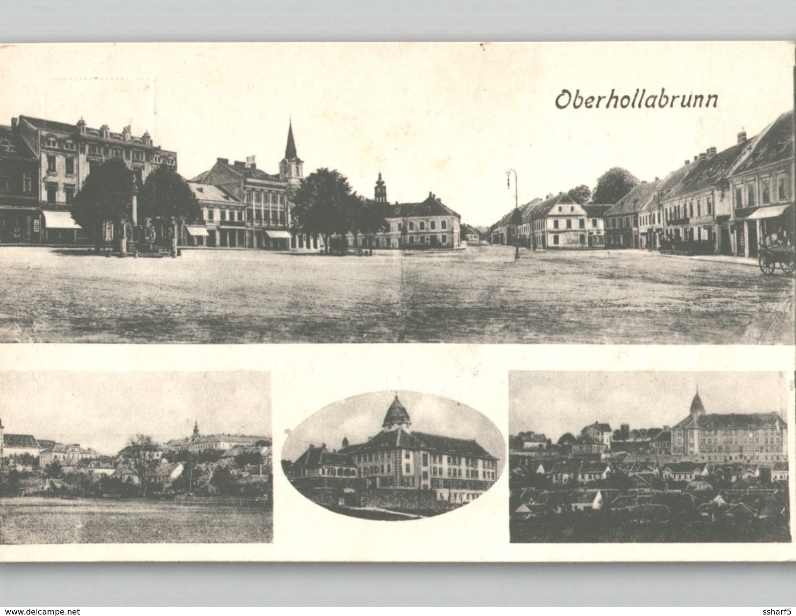 OBERHOLLABRUNN Mehrbildkarte Panorama Um 1908 - Hollabrunn