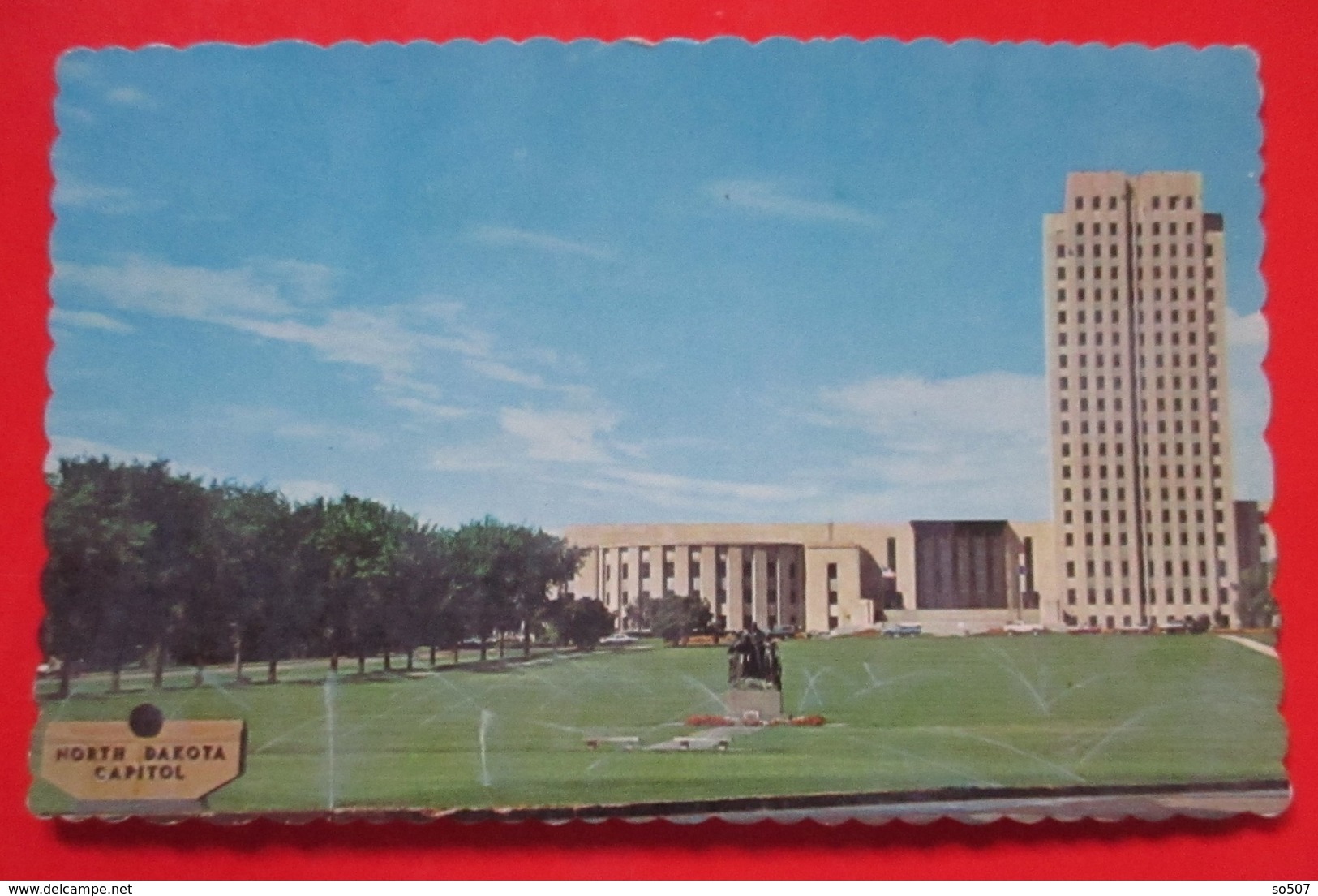 O1- America/USA- Postcard-North Dakota,State Capitol Bismarck,Skyscraper Of The Prairie - Bismark