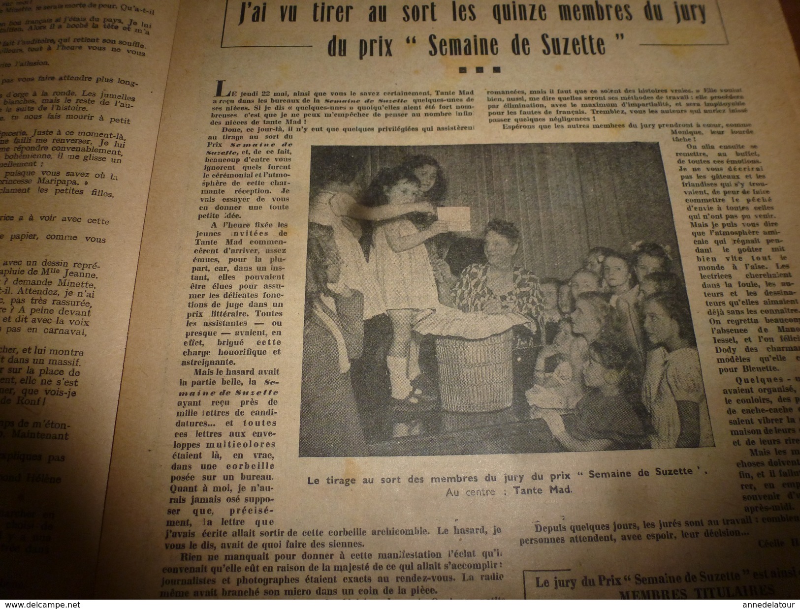 1947 Héroïsme De 3 Petits Vendéens En 1944 (Simone,Micheline,Dédé) Arrêtés Par Les Allemands Recherchant Robert Lantier - La Semaine De Suzette