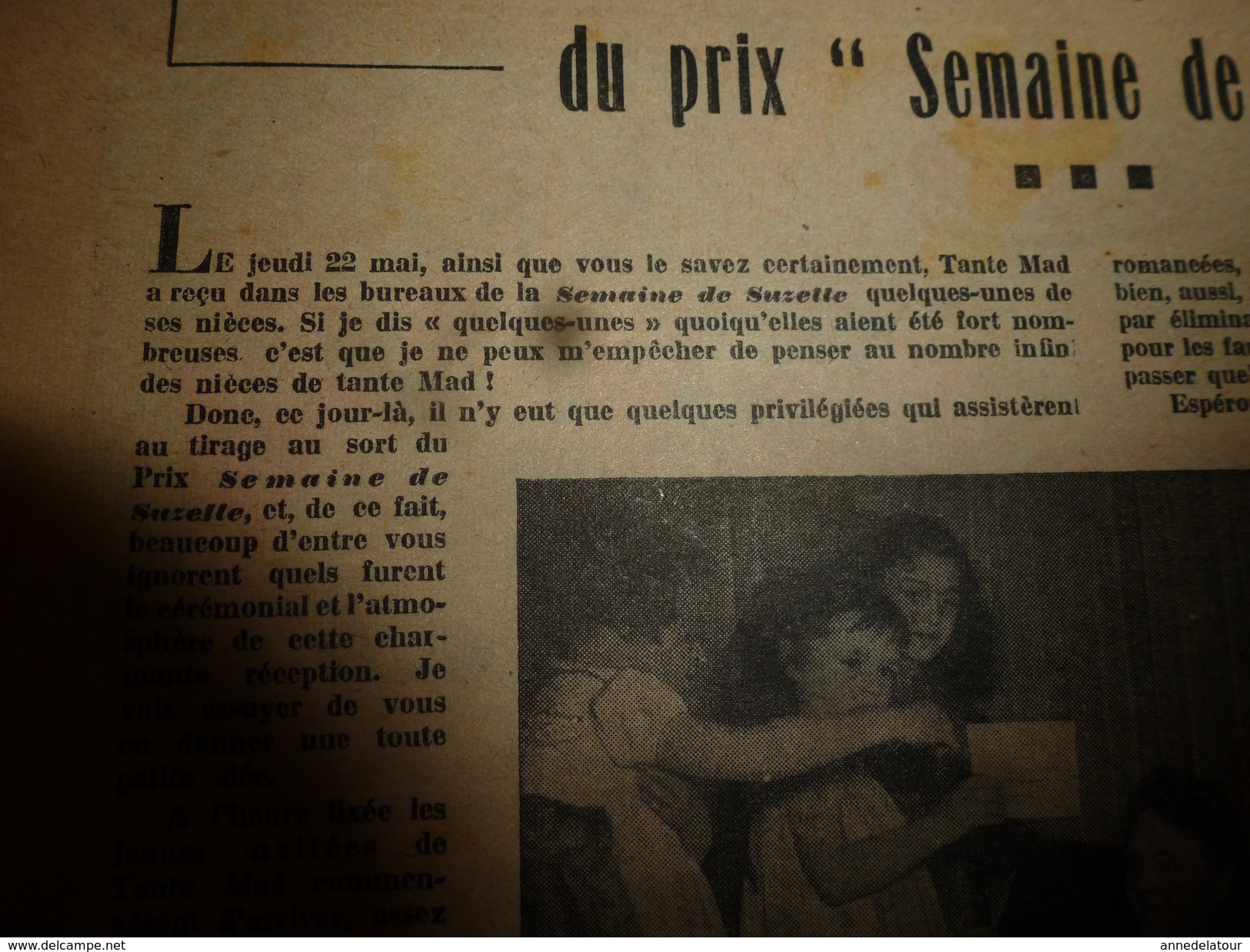 1947 Héroïsme De 3 Petits Vendéens En 1944 (Simone,Micheline,Dédé) Arrêtés Par Les Allemands Recherchant Robert Lantier - La Semaine De Suzette