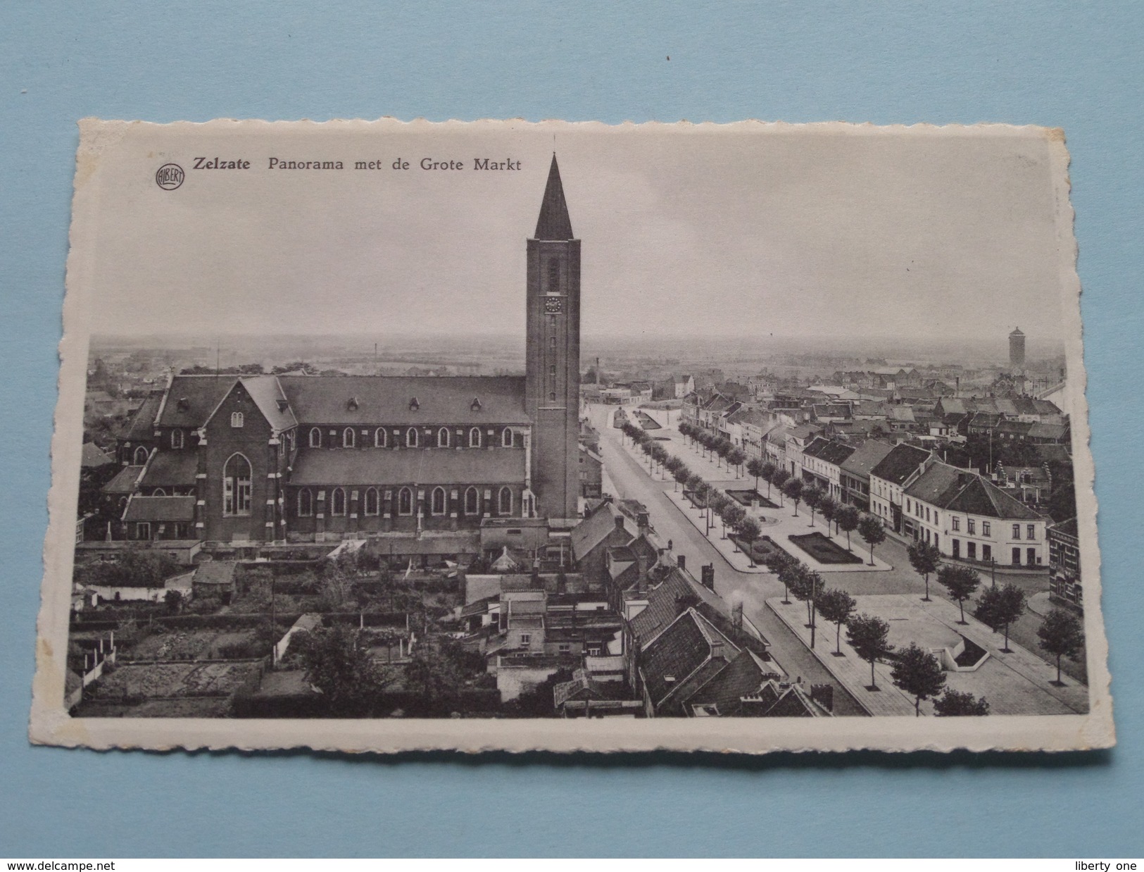 Panorama Met De Grote Markt ( Huis Blondine ) Anno 19?? ! - Zelzate