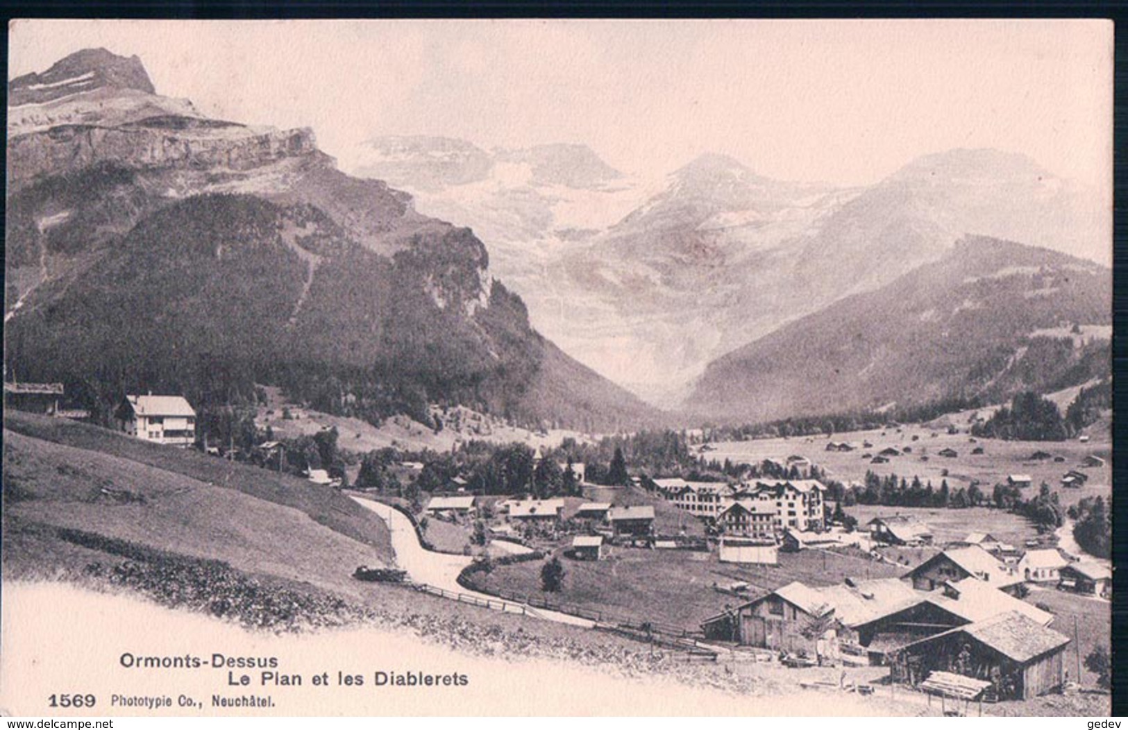 Ormonts-Dessus, Le Plan Et Les Diablerets (1569) - Ormont-Dessus 