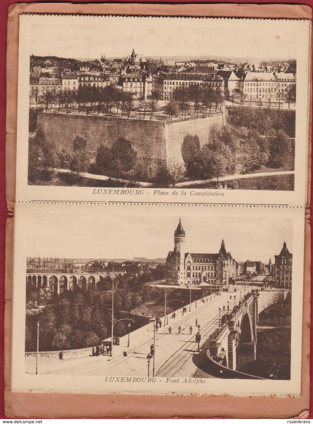 Carnet Livret Album 7 Cartes Postales Luxembourg (pas Complet)` - Luxembourg - Ville