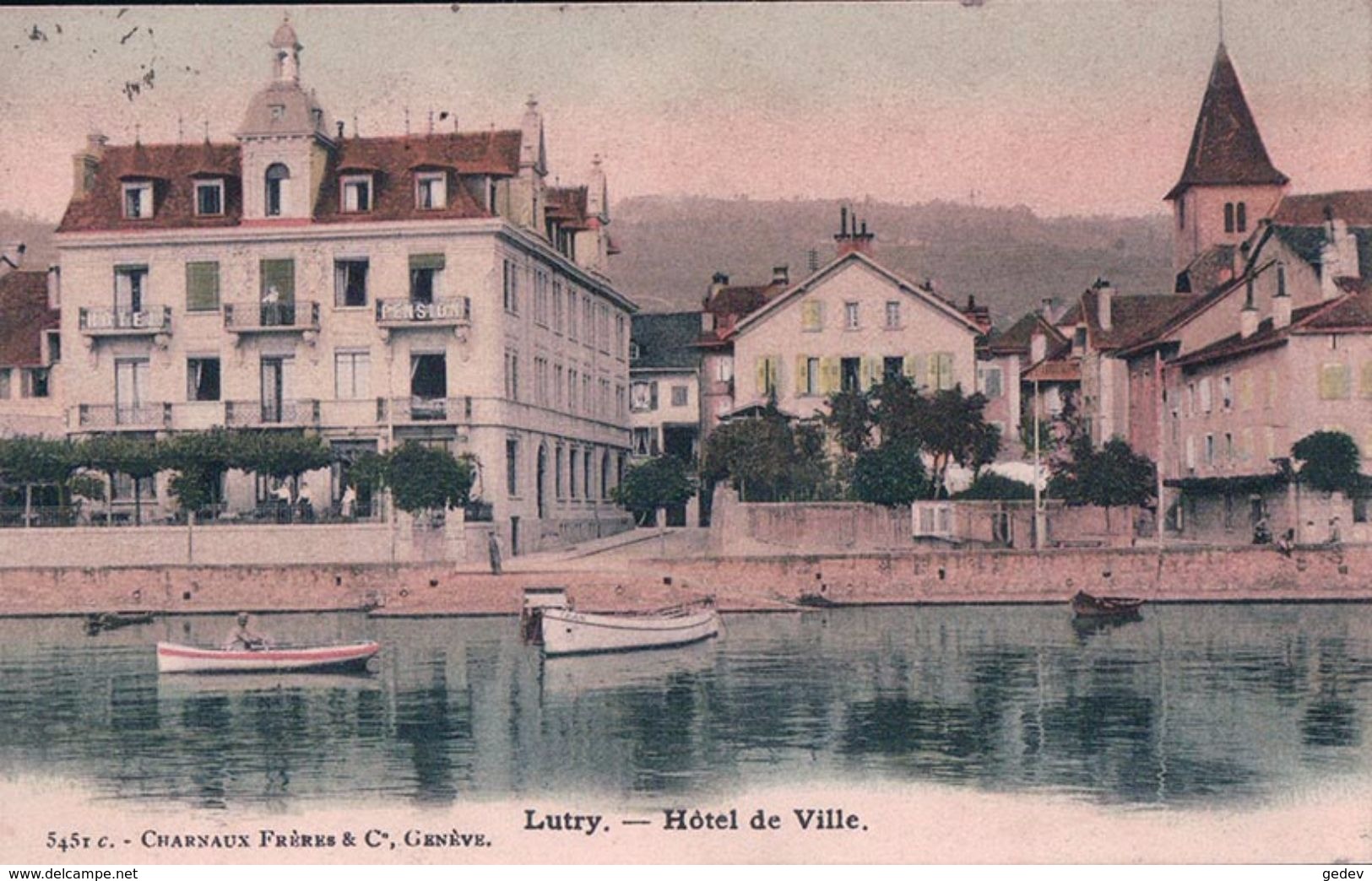 Lutry, Hôtel De Ville (Charnaux 545) - Lutry