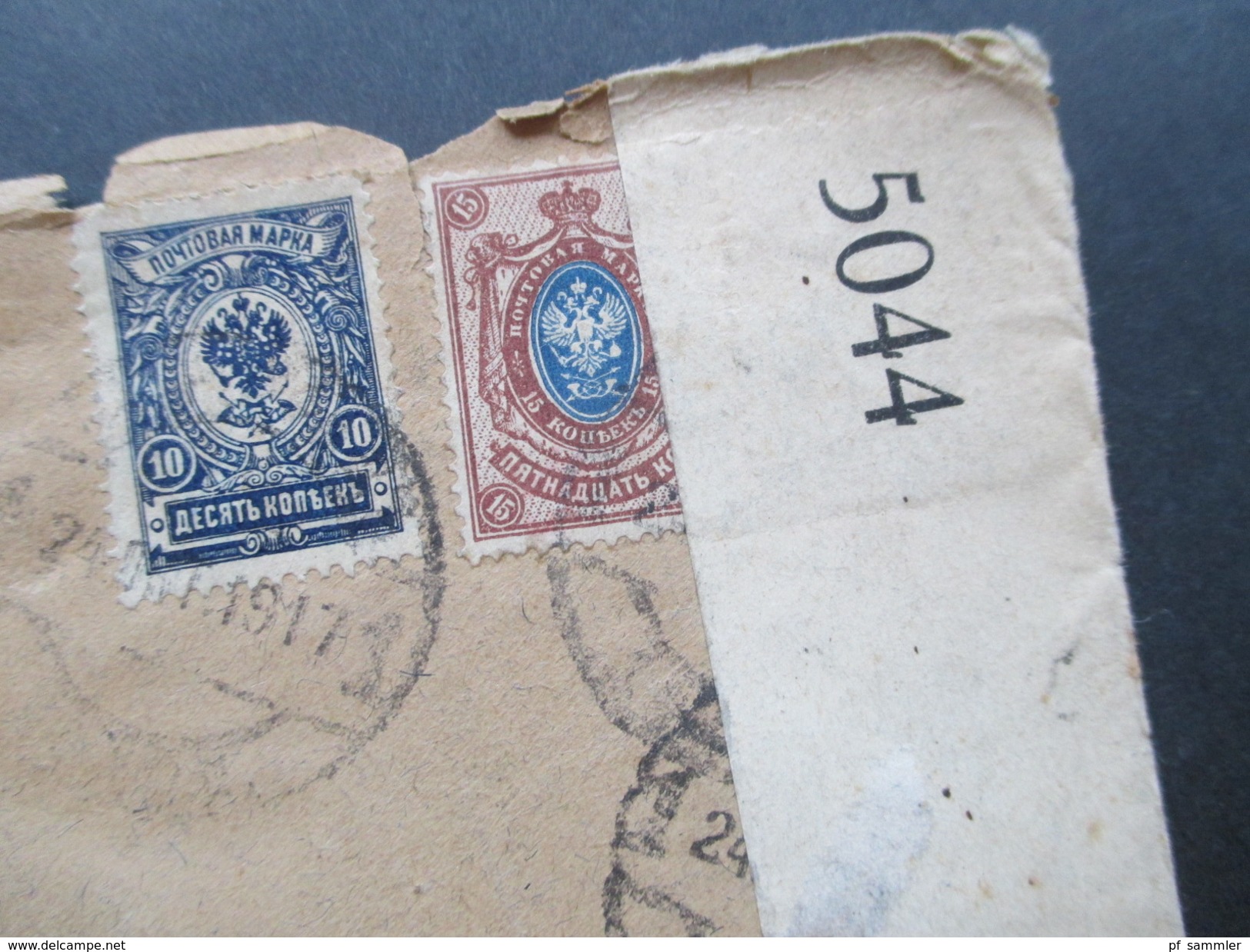 Russland 1917 / 18 R-Brief Petrograd 85 Nach Spencer Ohio USA. Zensur Zweier Länder! Viele Stempel! MIt Inhalt! - Briefe U. Dokumente