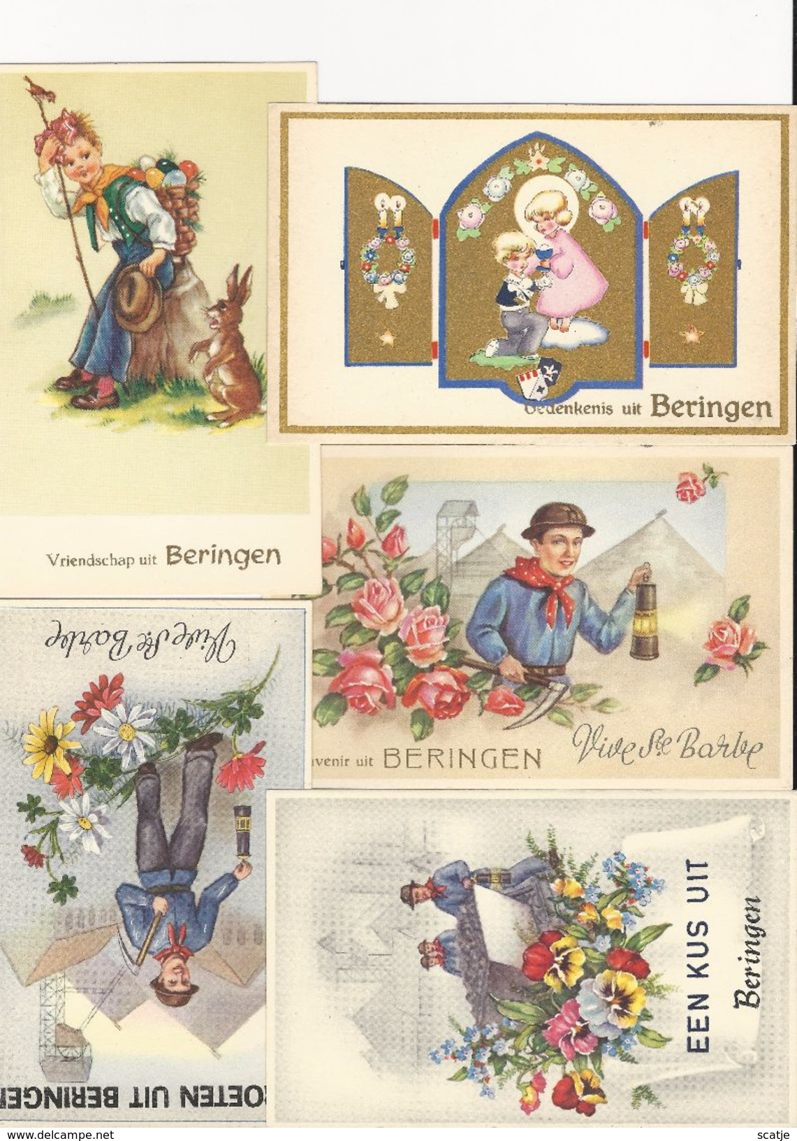 Beringen   -   5 Kaarten Uit ..... - Beringen