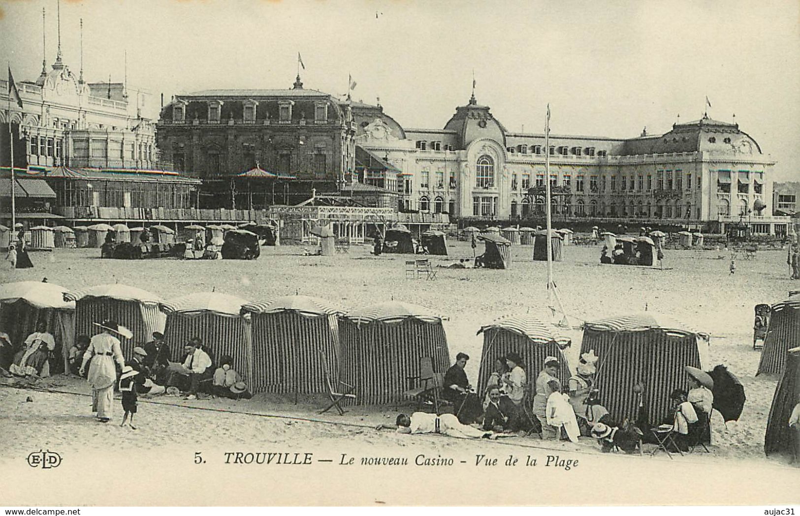 Dép 14 - Calvados - Deauville 32 cartes - Trouville 72 cartes - Lots en vrac - Lot de 104 cartes