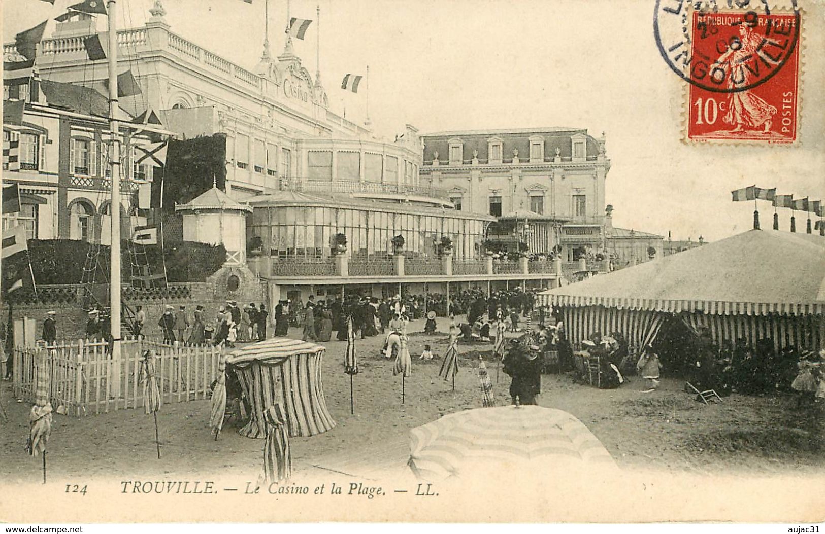 Dép 14 - Calvados - Deauville 32 cartes - Trouville 72 cartes - Lots en vrac - Lot de 104 cartes