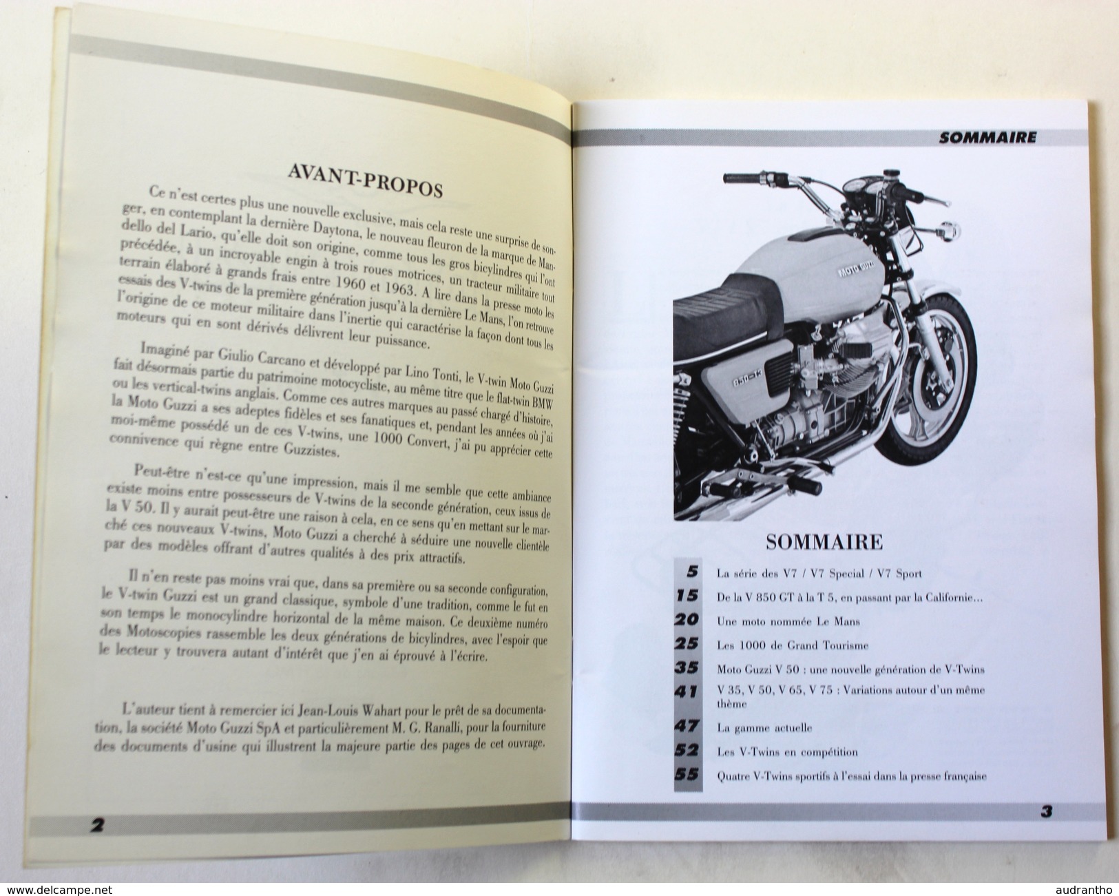 Livre Rare Moto GUZZI Les V-Twins 1965-1993 Christian Guislain - Motos