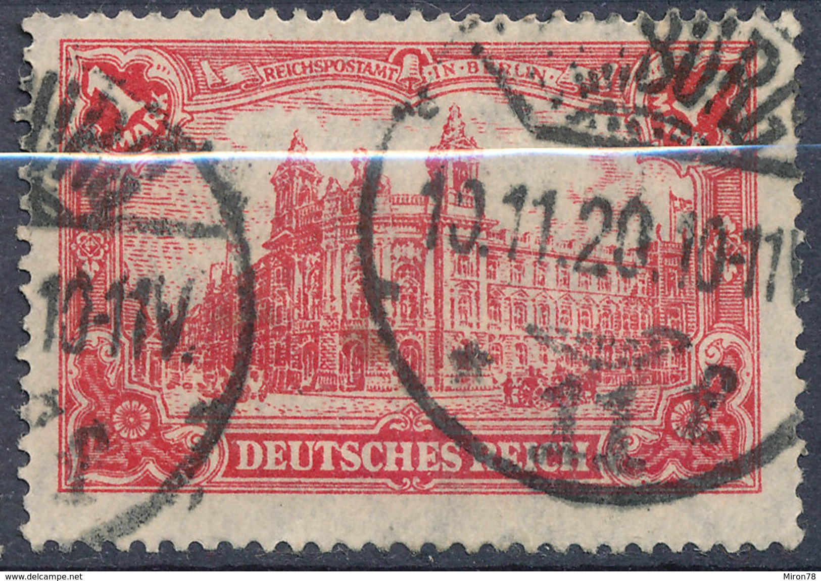 Stamp Germany 1902 1m Used Lot#37 - Oblitérés