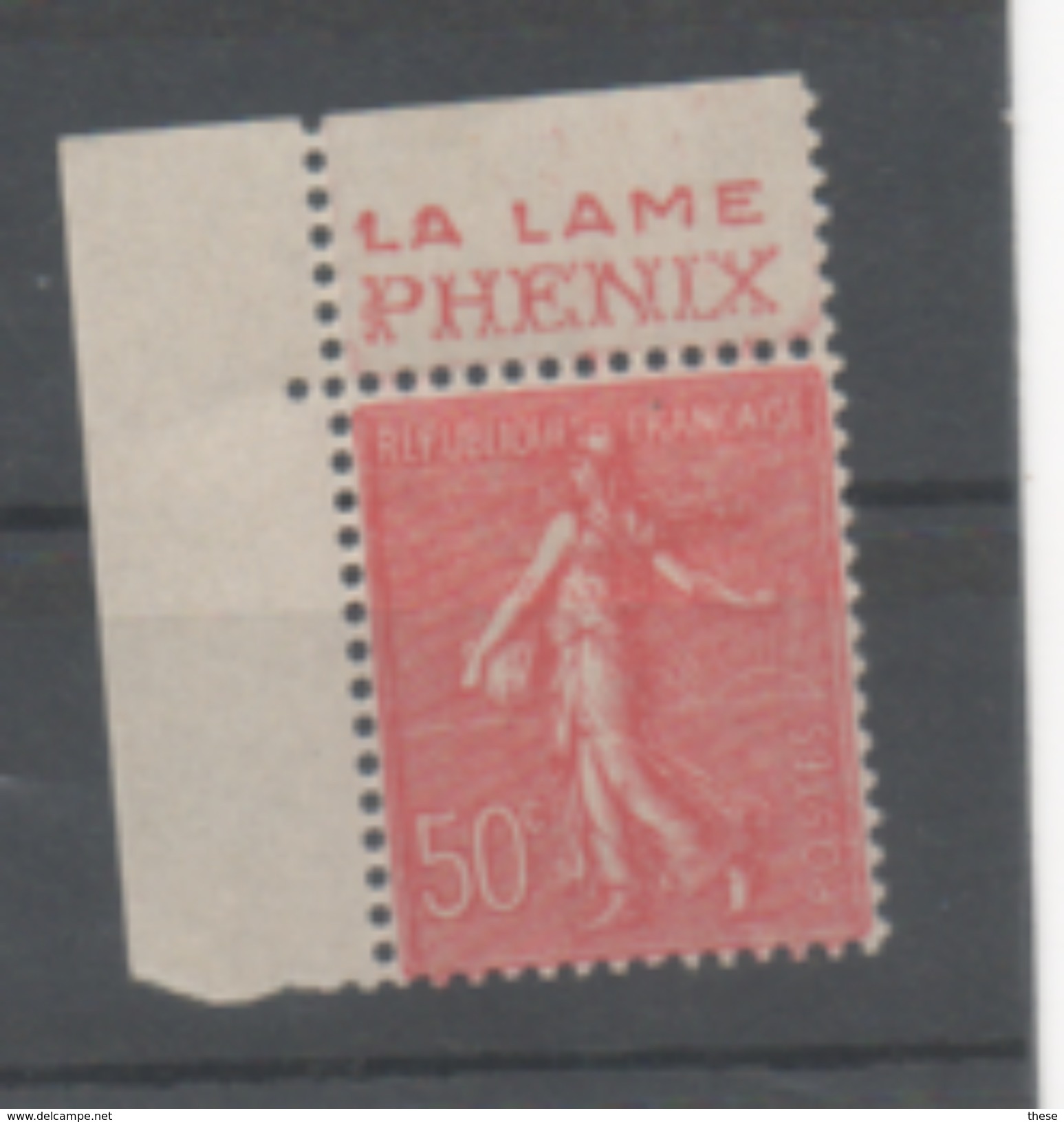 SEMEUSE LIGNÉE 50C La Lame PHÉNIX - Unused Stamps