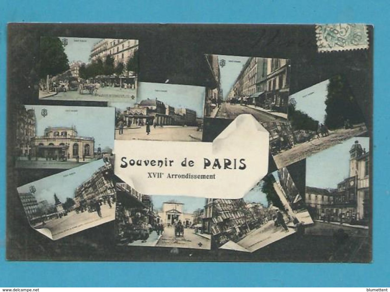 CPA Multivues Souvenir De Paris XVIIème Arrondissement - Paris (17)