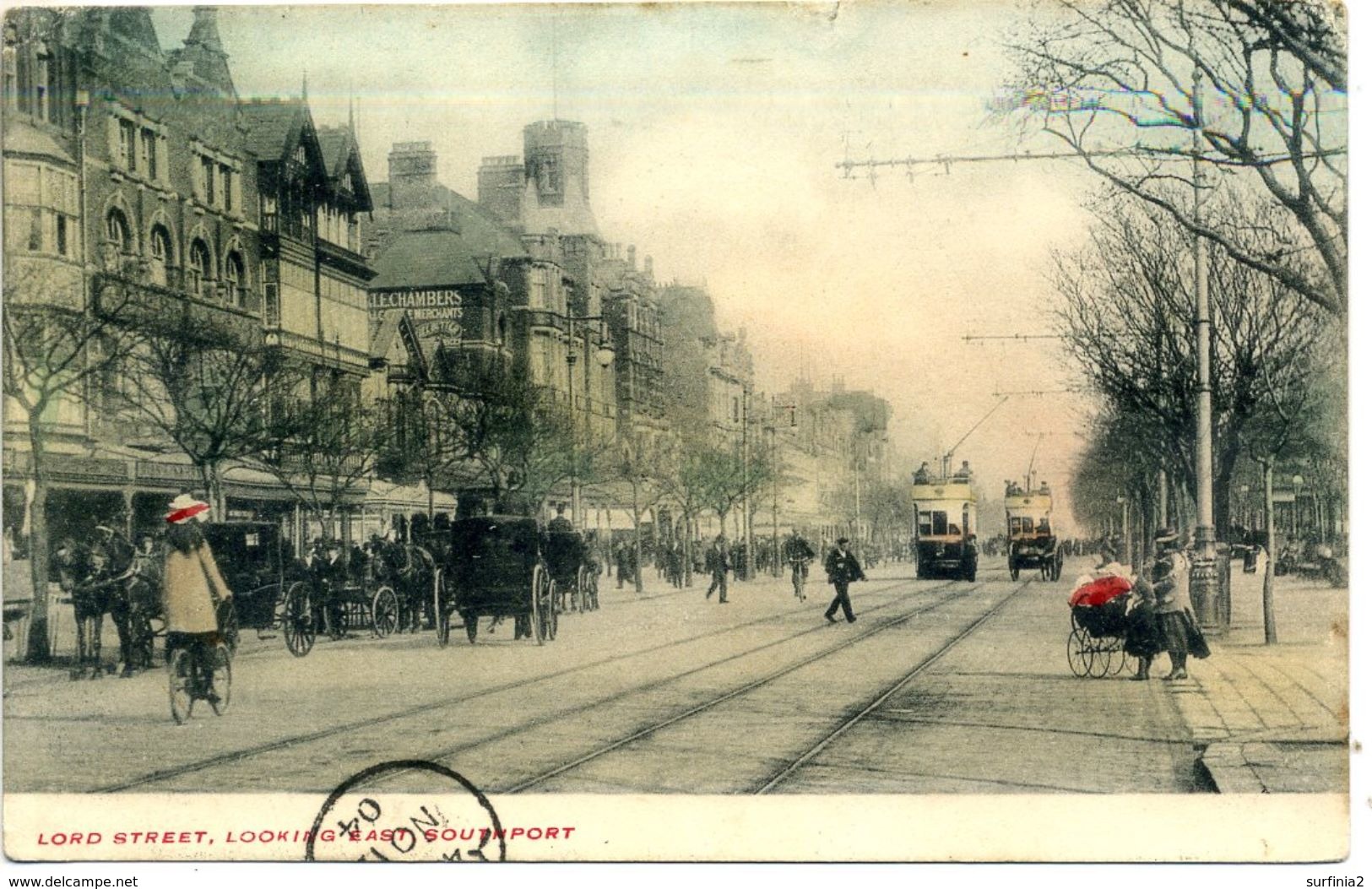 LANCS - SOUTHPORT - LORD STREET LOOKING EAST  La14i - Southport