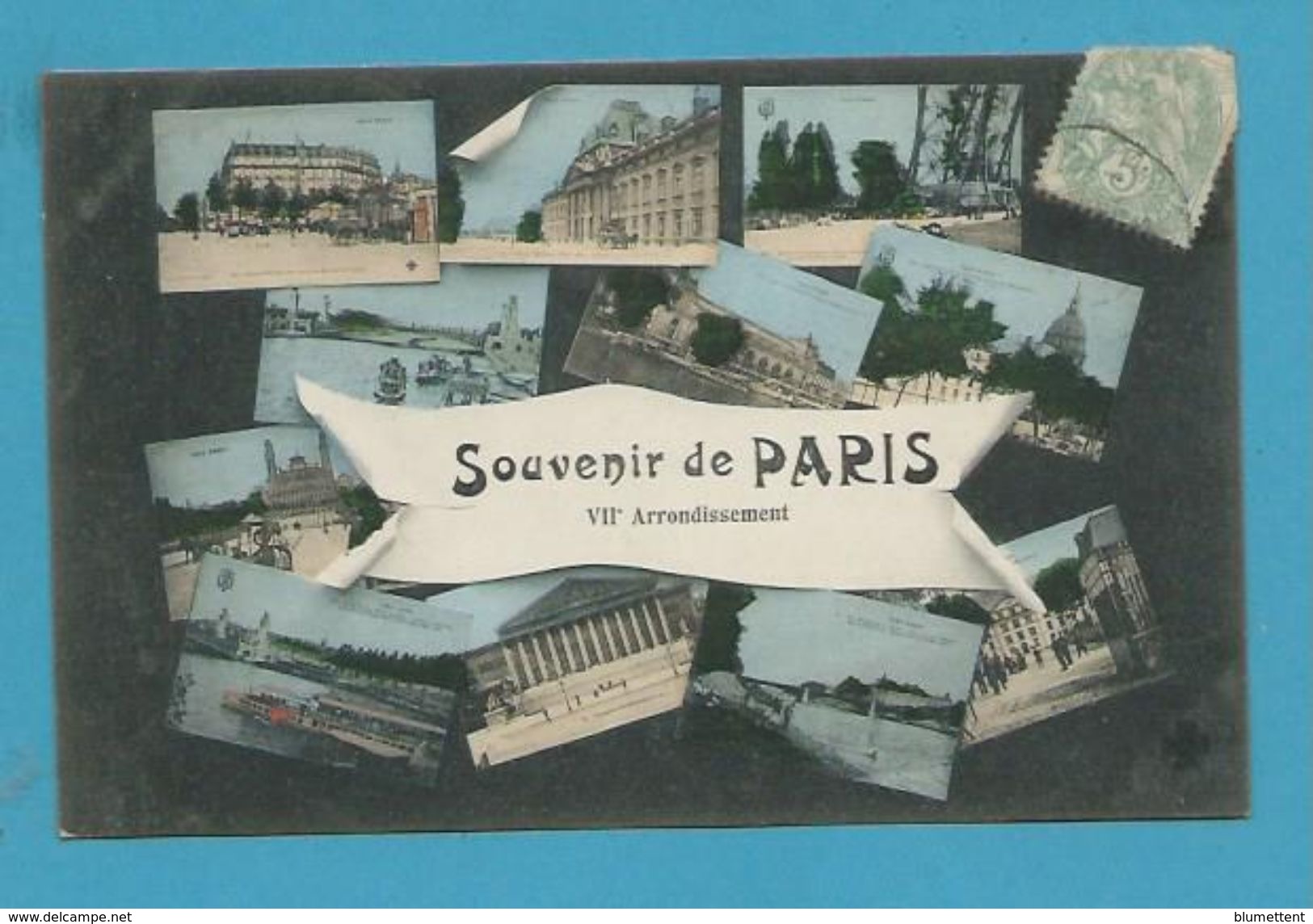 CPA Multivues Souvenir De Paris VIIème Arrondissement - Paris (07)