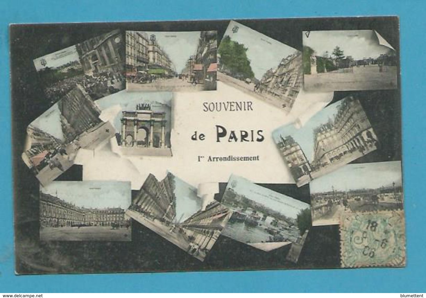 CPA Multivues Souvenir De Paris 1er Arrondissement - Paris (01)