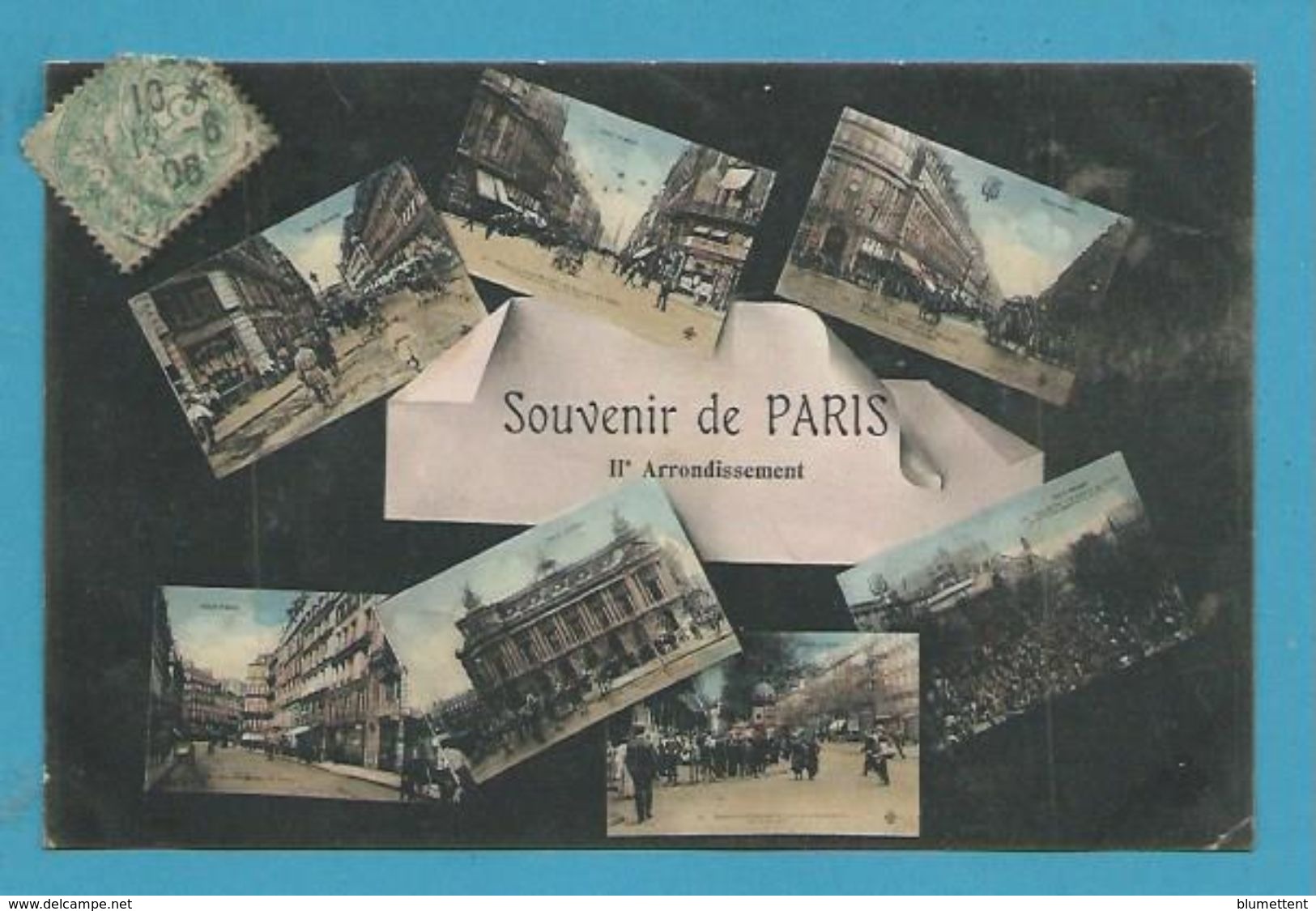 CPA Multivues Souvenir De Paris IIème Arrondissement - Distretto: 02