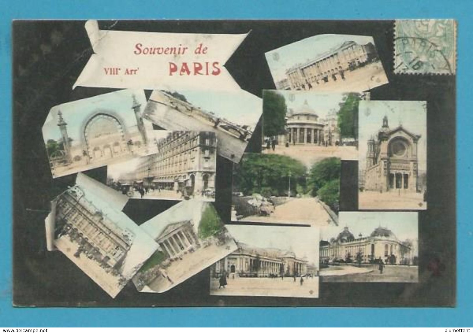 CPA Multivues Souvenir De Paris VIIIème Arrondissement - Paris (08)