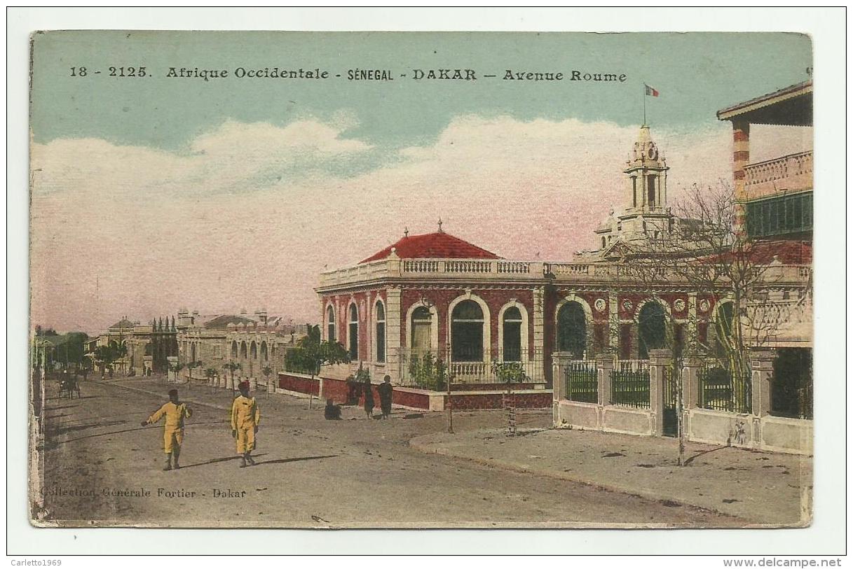 SENEGAL - DAKAR AVENUE ROUME - NV  FP - Sénégal