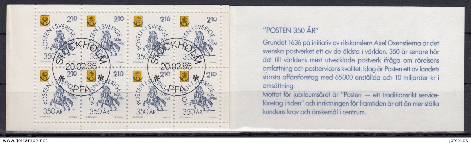 SUECIA 1986 Nº C-1363 USADO PRIMER DIA - Used Stamps