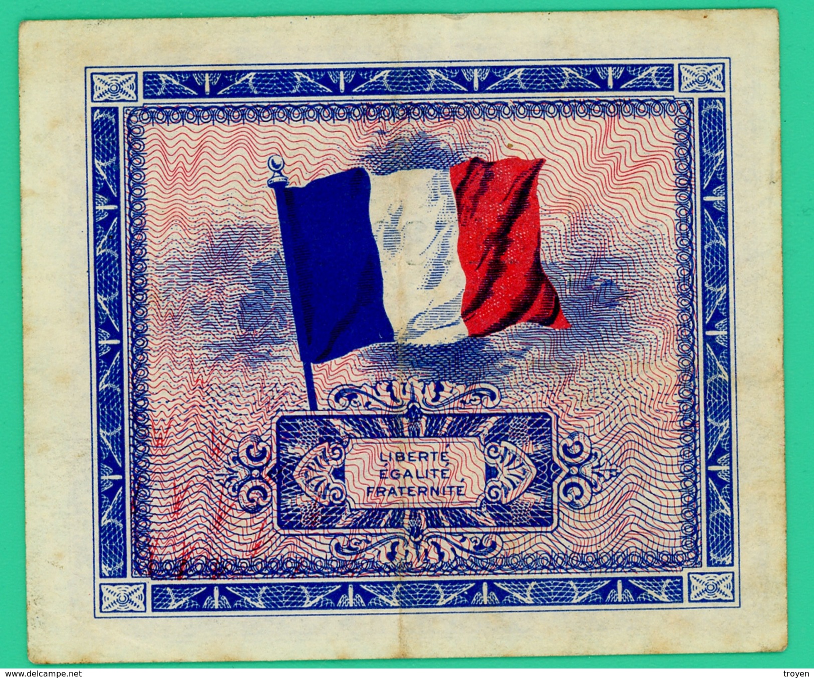 5 Francs  Drapeau - France - Série 1944 - N° 41732348 - TTB - - 1944 Flagge/Frankreich