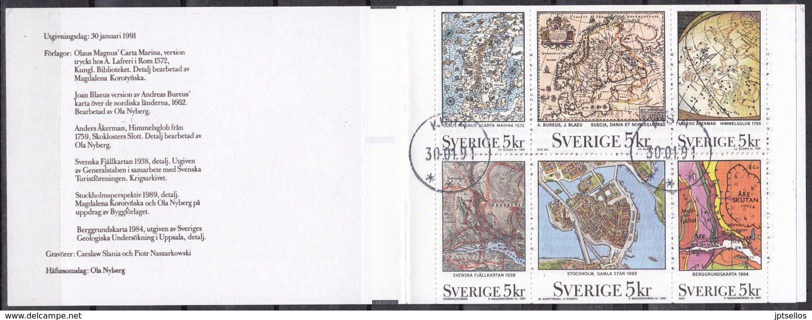 SUECIA 1991 Nº C-1637 USADO - Used Stamps