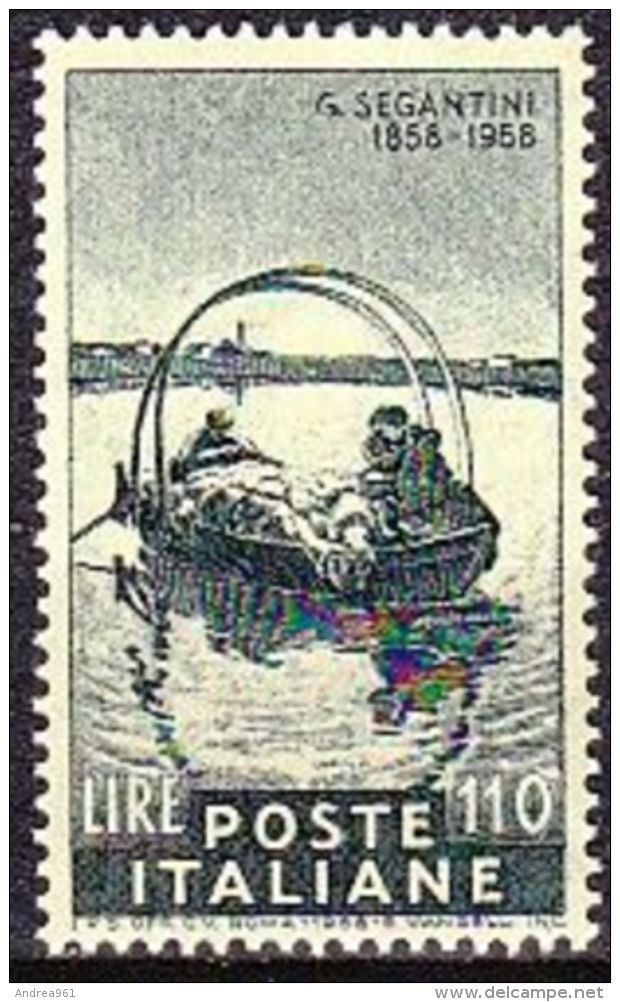 1958 - GIOVANNI SEGANTINI - Nuovo - 1946-60: Mint/hinged